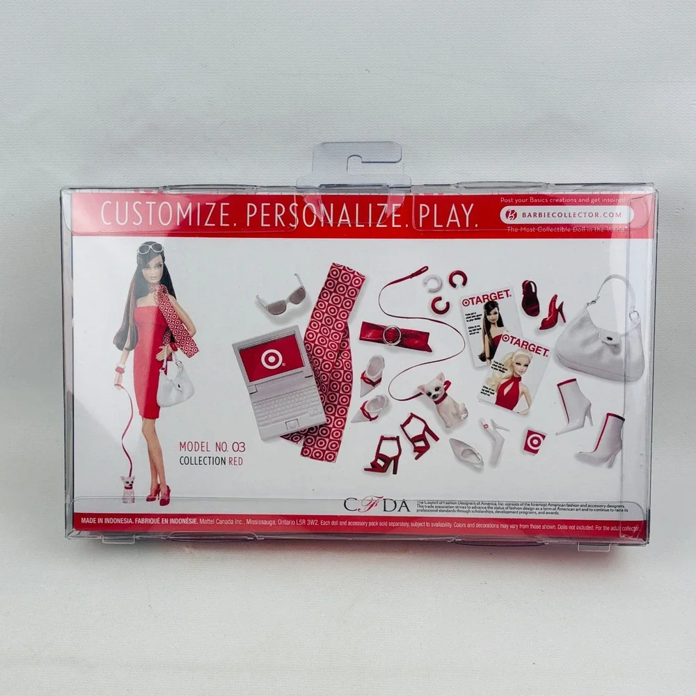 Barbie Basics Look No 01 Collection Red Target Accessory Pack Black Label V0337